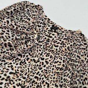 Banana Republic Womens Cheetah Blouse, Banana Republic Puffy Sleeve Business 371